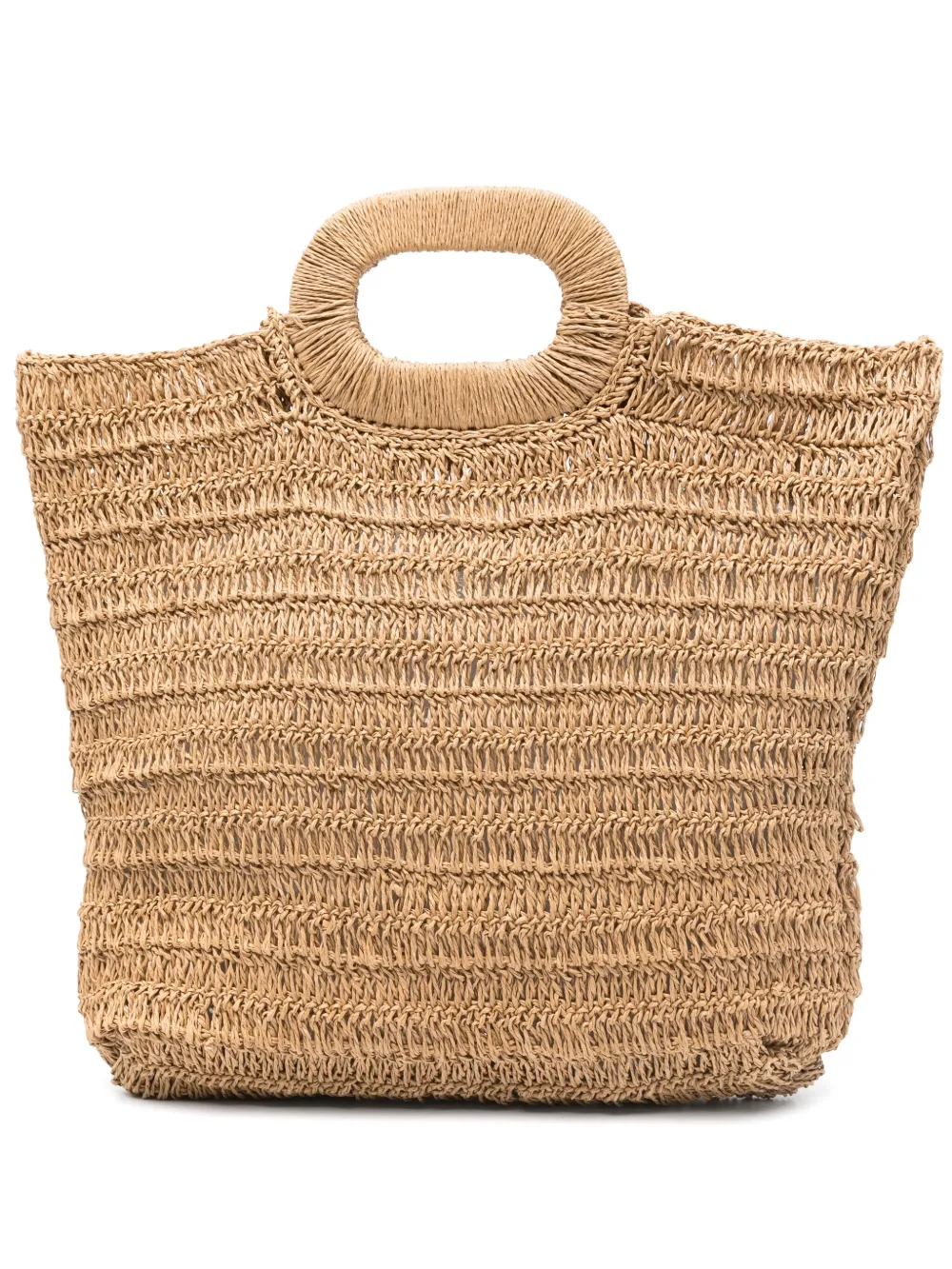 Seventy Shopper mit Webmuster | Braun | Image 1