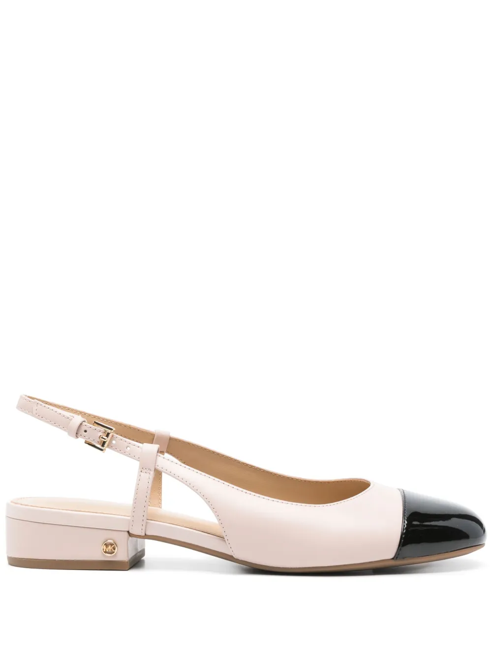 Michael Kors 30mm two-tone slingback pumps Pink