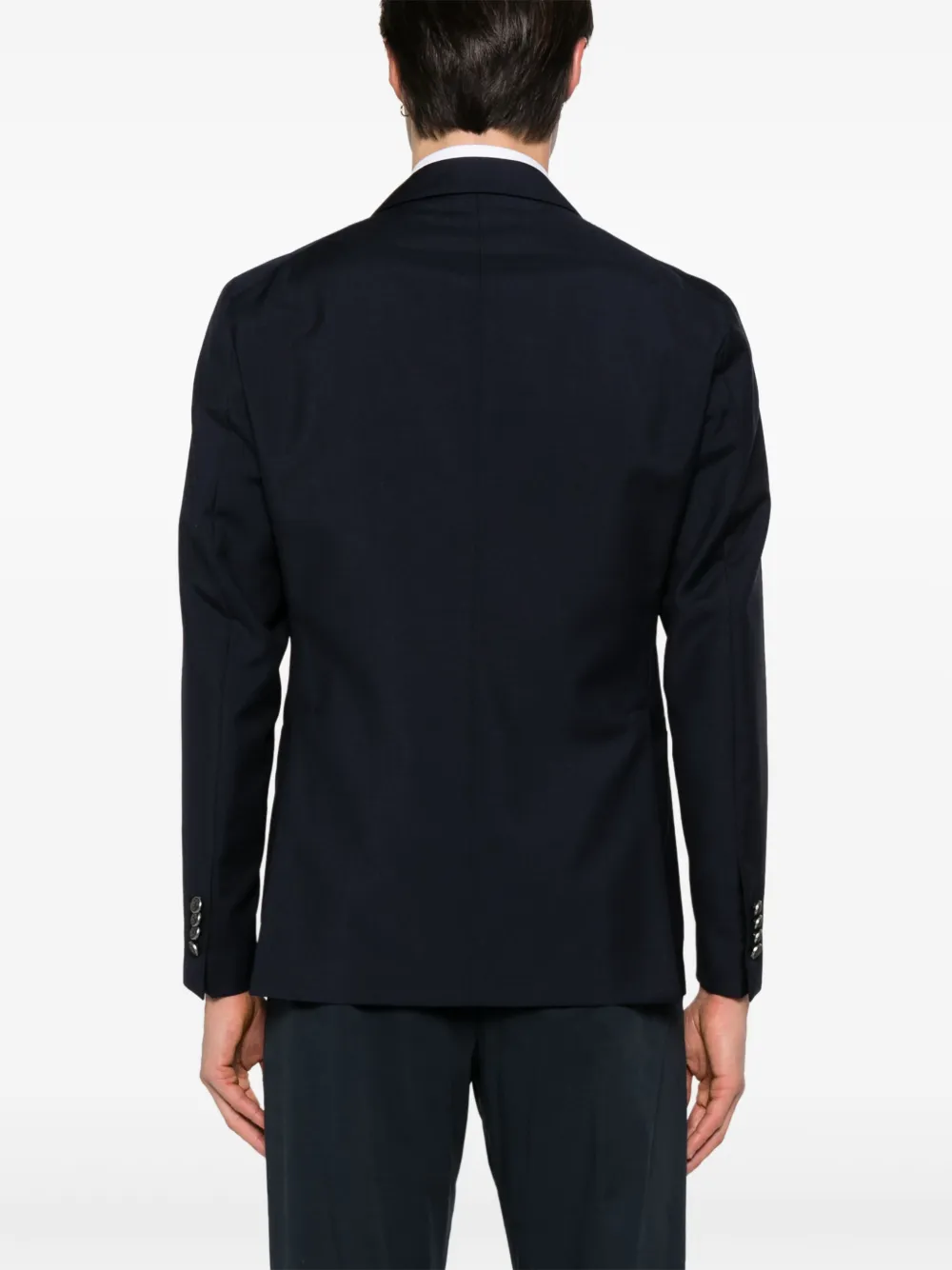 Shop Tagliatore Double-breasted Blazer In Blue