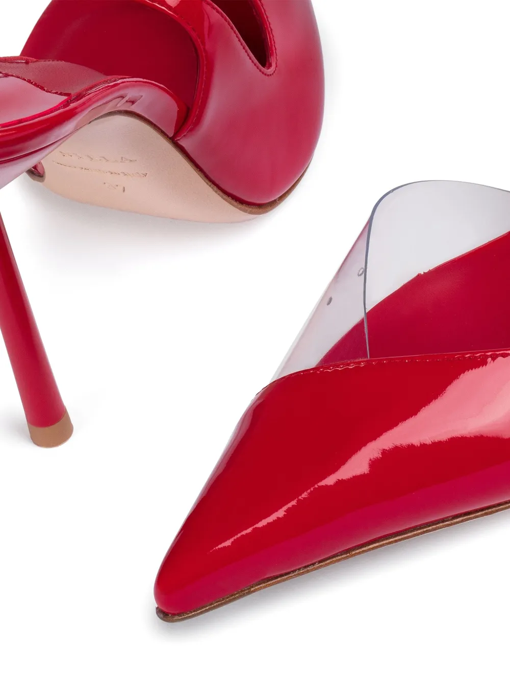 Le Silla 100 mm Vivienne pumps Rood