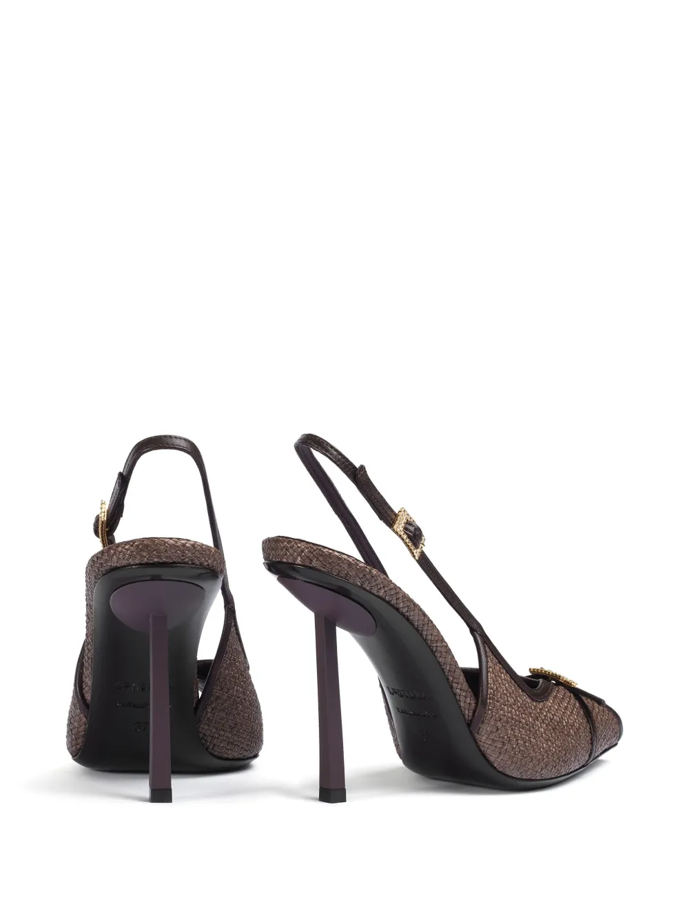 Le Silla 100mm Vittoria pumps Brown