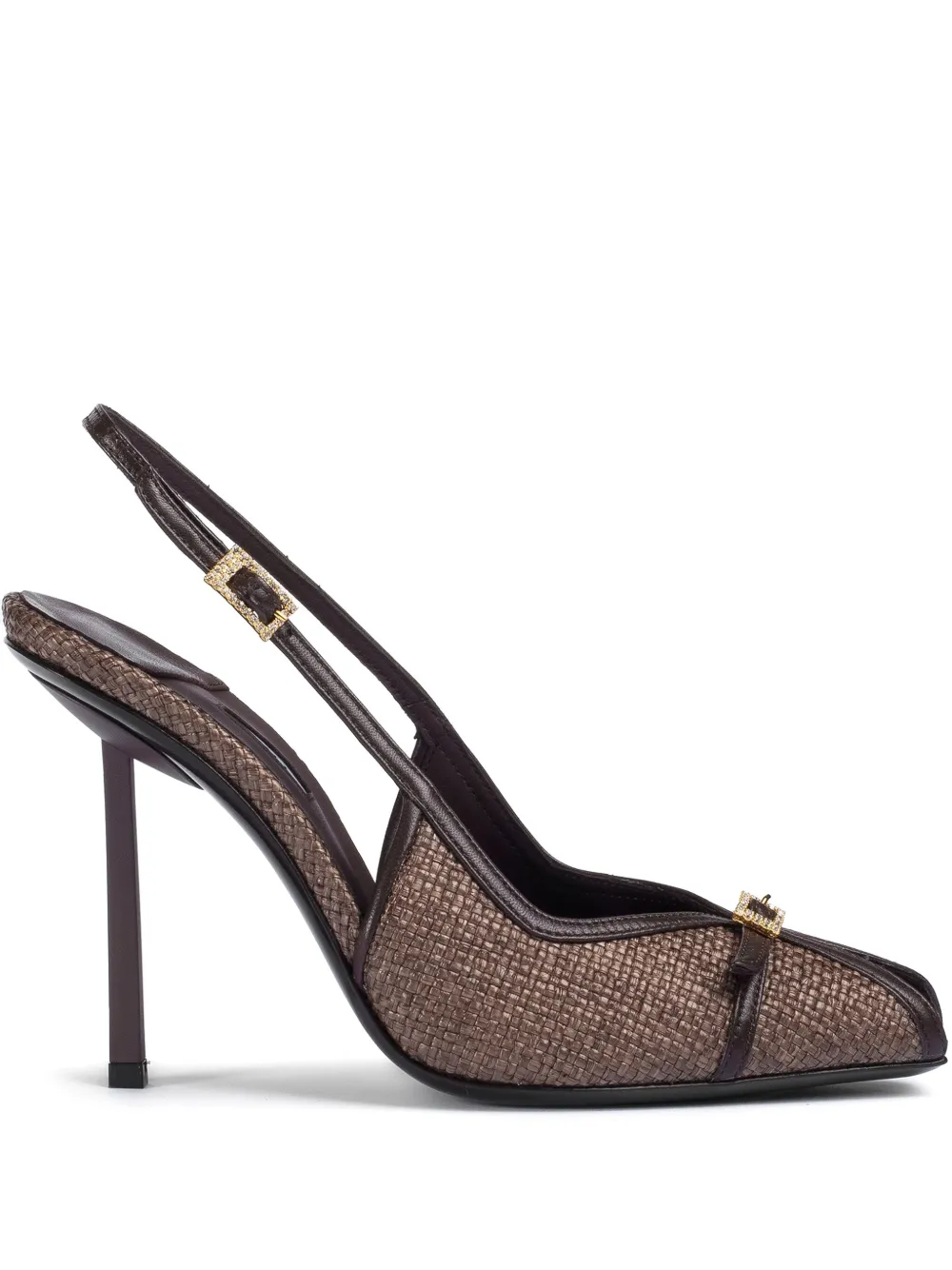 Le Silla 100 mm Vittoria pumps Bruin