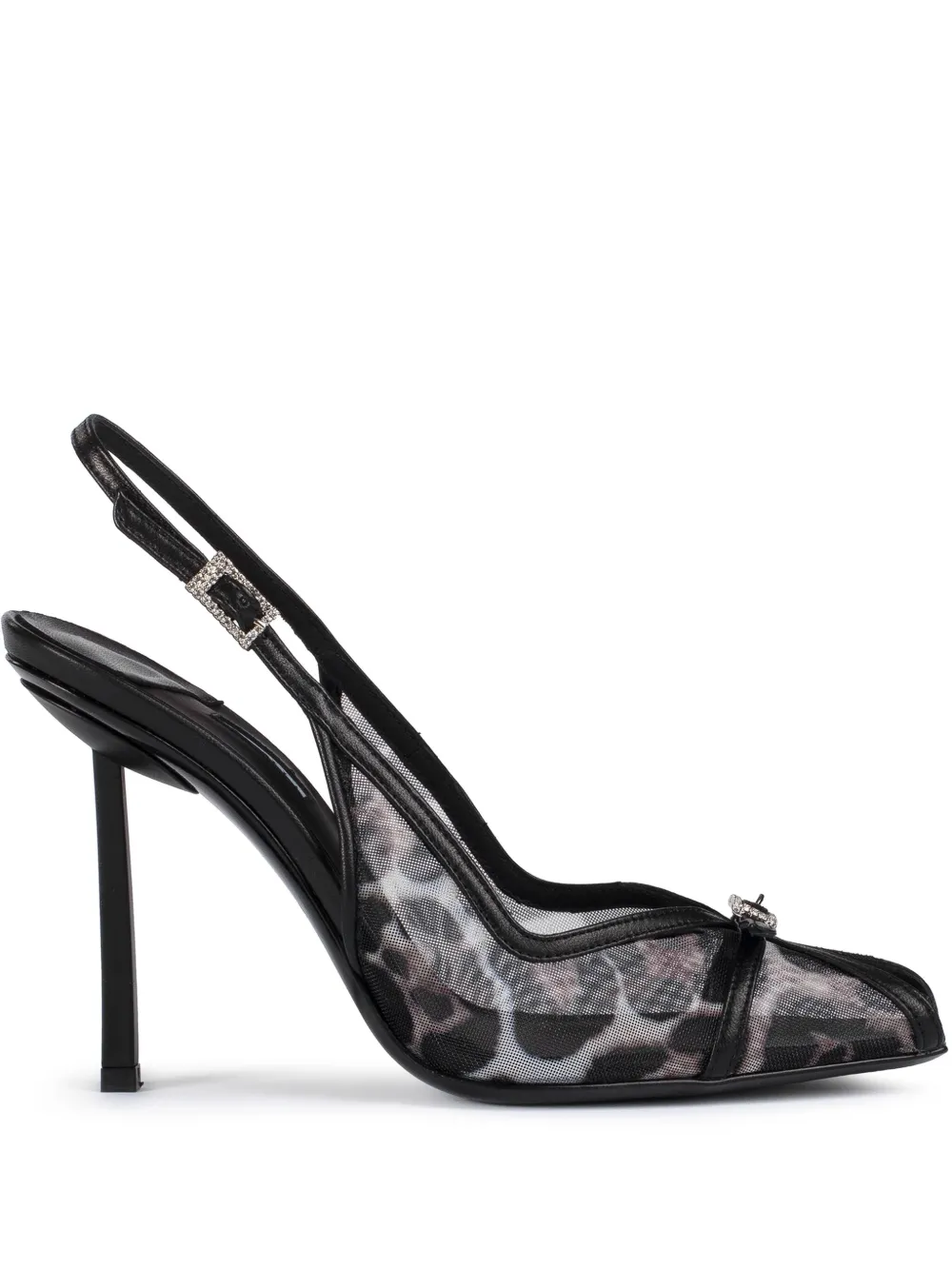 Le Silla 100 mm Vittoria pumps Zwart
