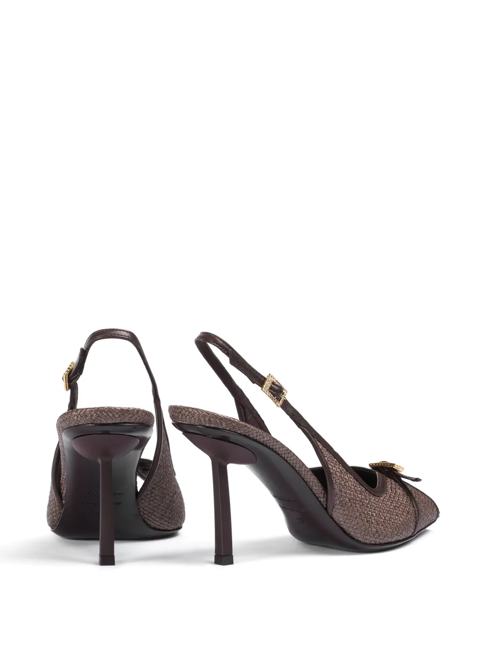 Le Silla 95mm Vittoria pumps Brown