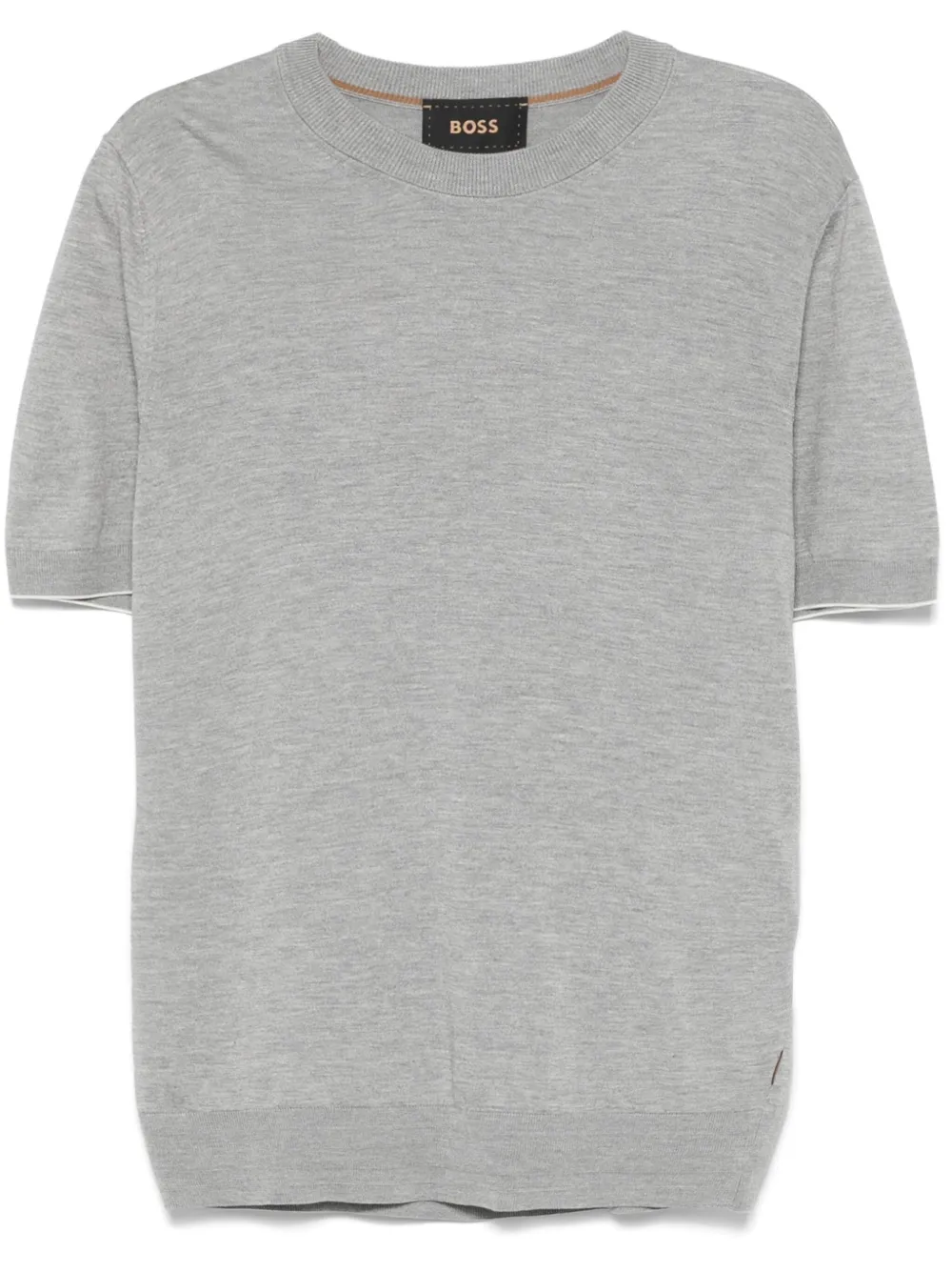 BOSS playera tejida | gris | Image 1
