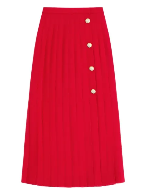 Valentino Garavani georgette midi skirt