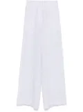 Peserico striped trousers - White