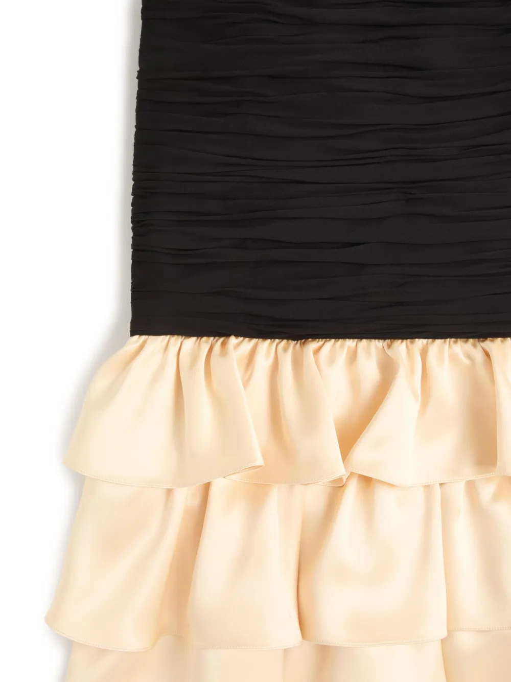 Valentino Garavani Georgette midi-rok Zwart