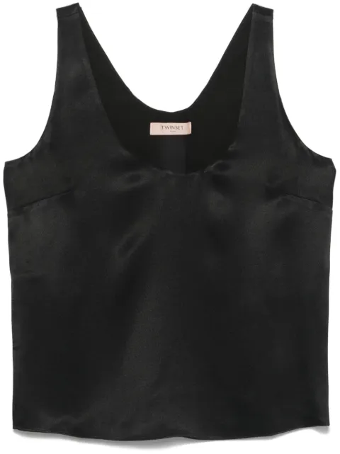 TWINSET تانك توب ساتان