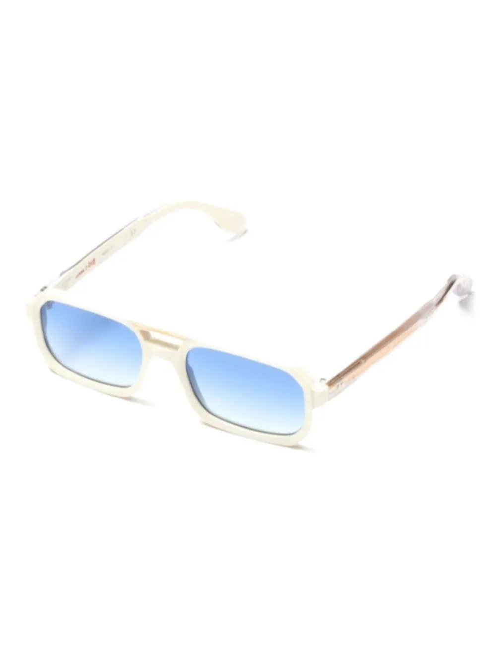 Kador geometric-frame sunglasses - Wit