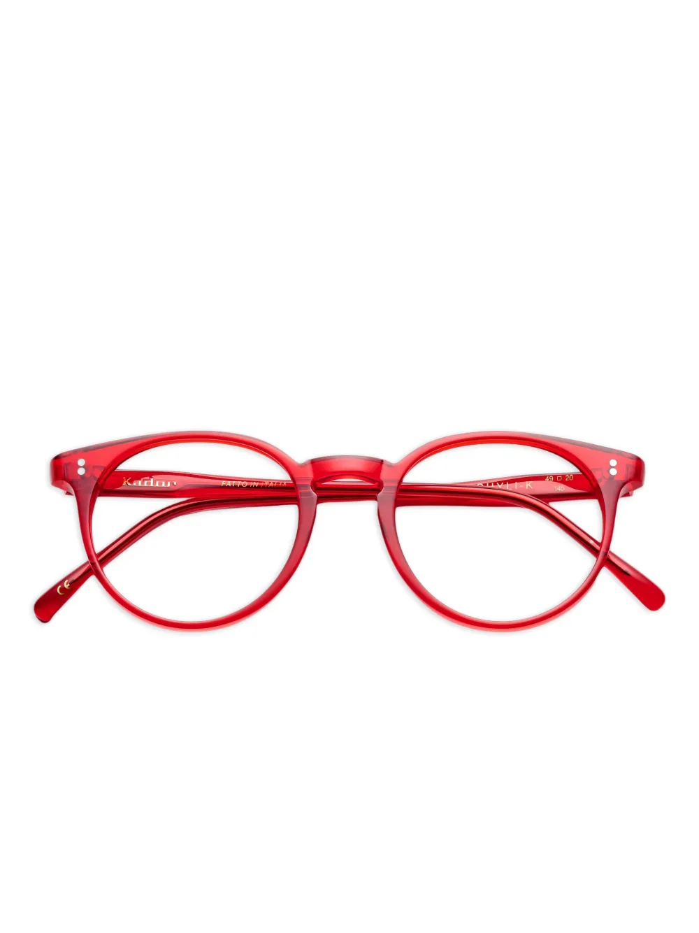 Kador round-frame glasses | Red | Image 1