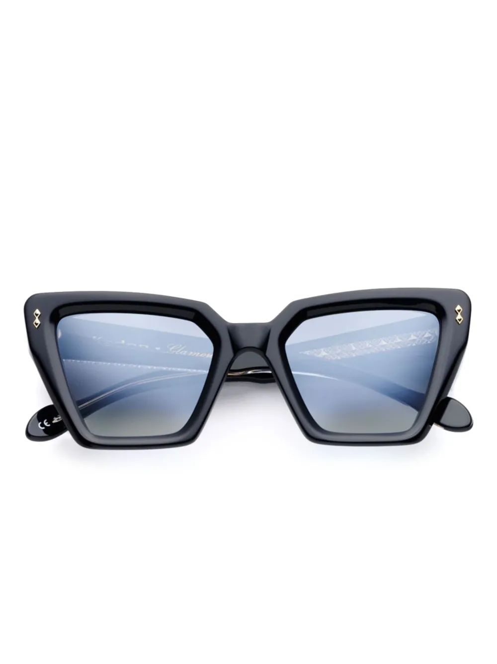 Kador Vanessa Glamour Sunglasses | Black | FARFETCH GE