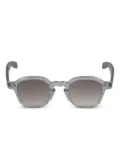 Kador clear-frame square sunglasses - Grey
