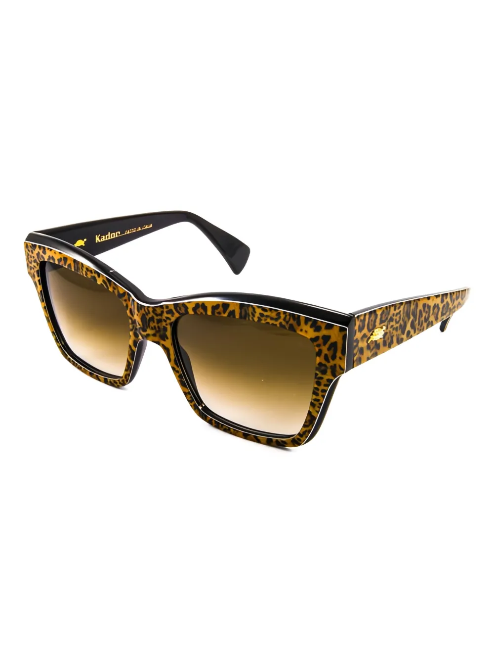 Kador Charm zonnebril met luipaardprint - Bruin