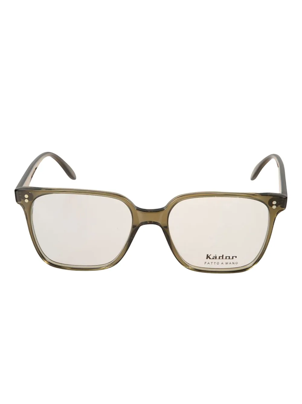 Kador Gregory square-frame glasses | Green | Image 1