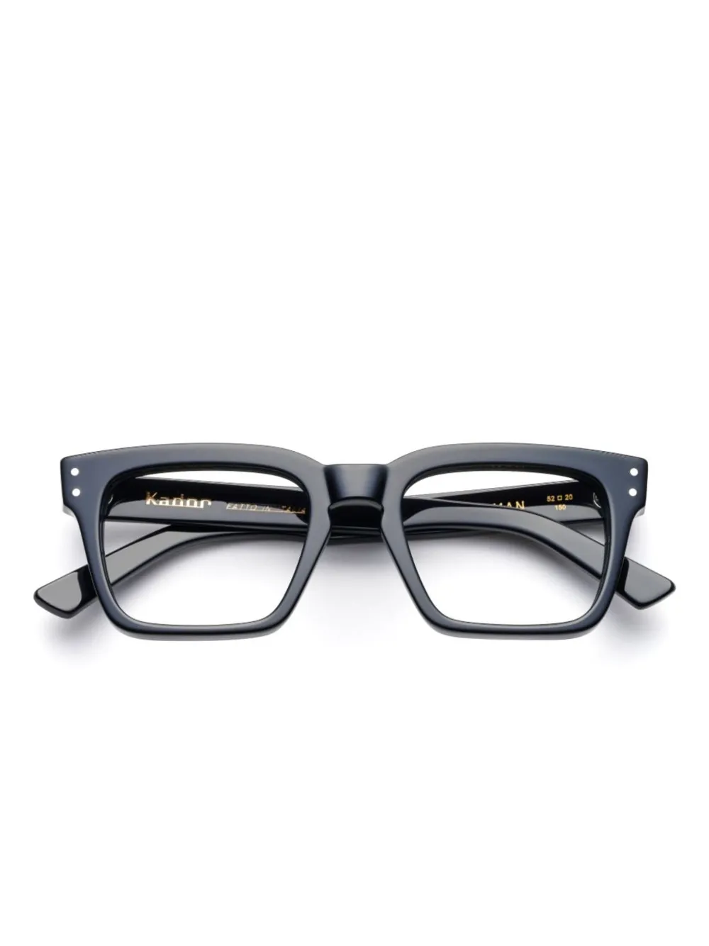 Kador square-frame glasses | Black | Image 1