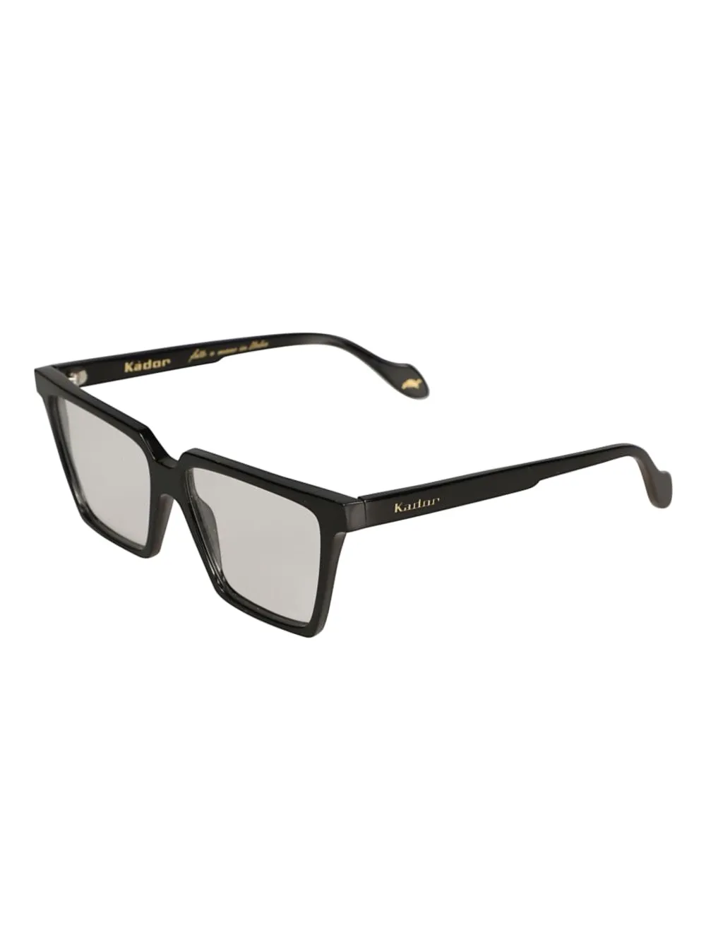 Kador square-frame glasses - Zwart