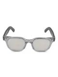 Kador clear-frame round glasses - Grey