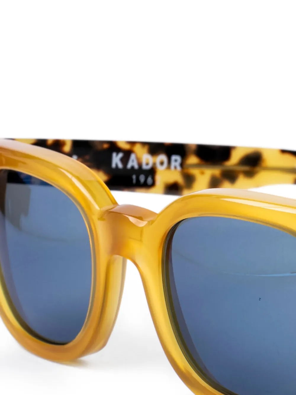 Kador Orbit square-frame sunglasses - Geel