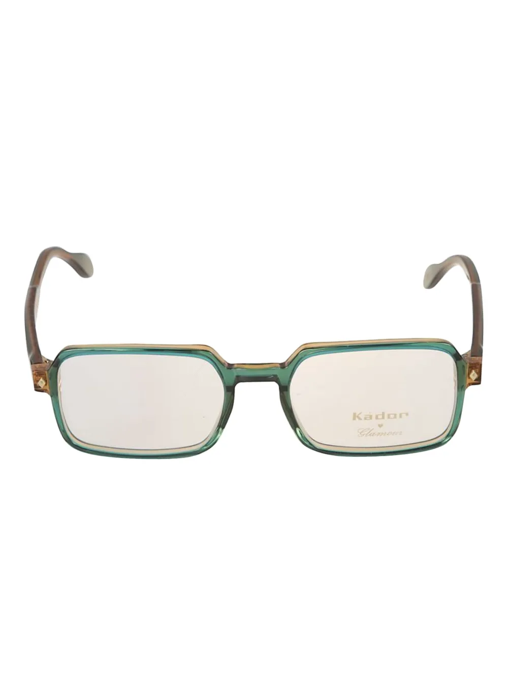Kador Kolette/n Geometric-frame Glasses In Green