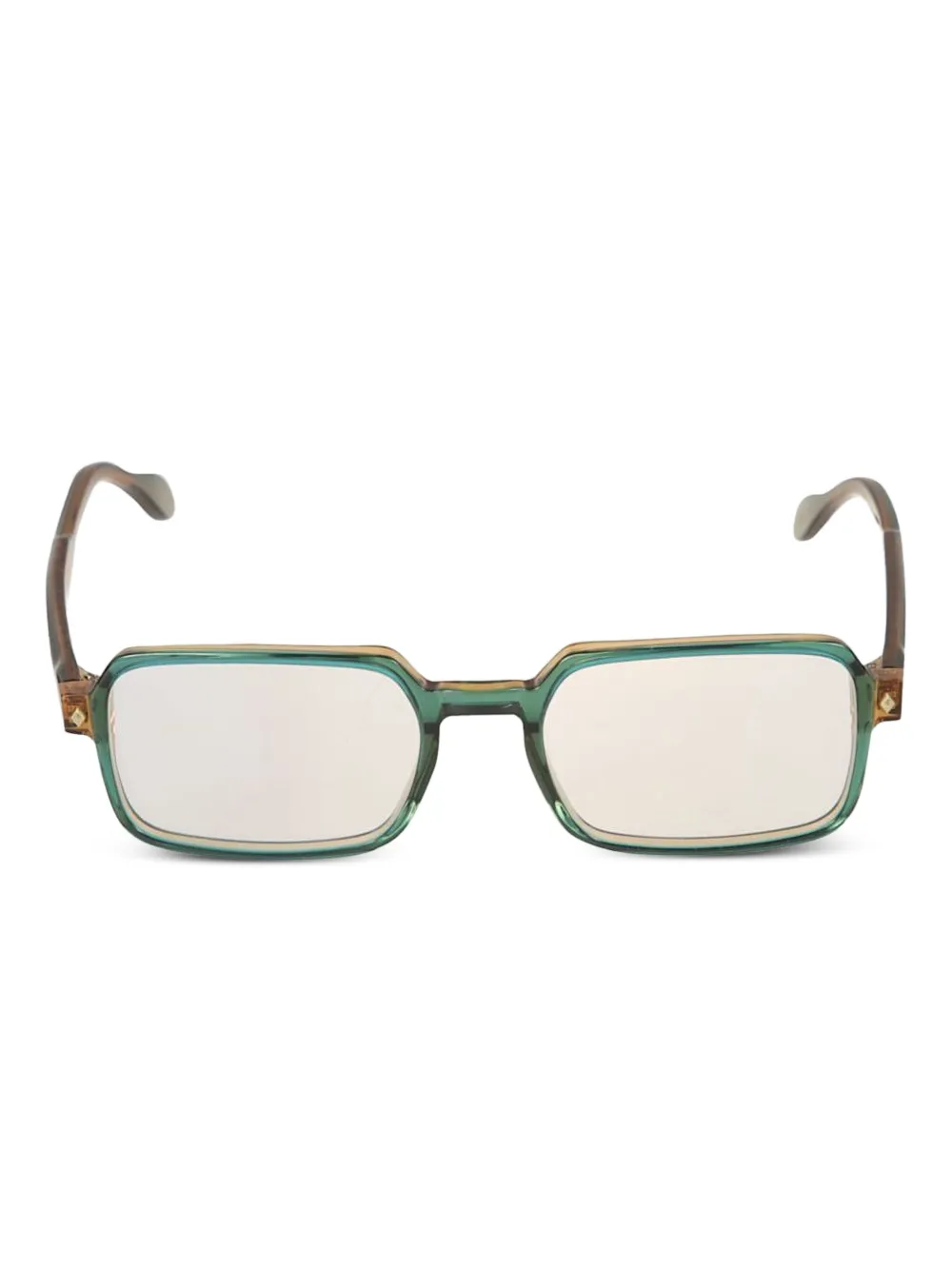 Kador Kolette/N geometric-frame glasses | Green | Image 1