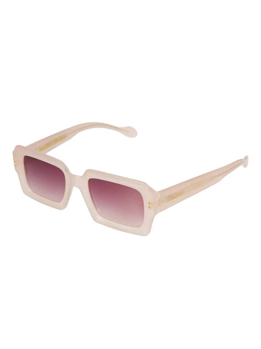 Kador Evi Glamour rectangle-frame sunglasses - Beige