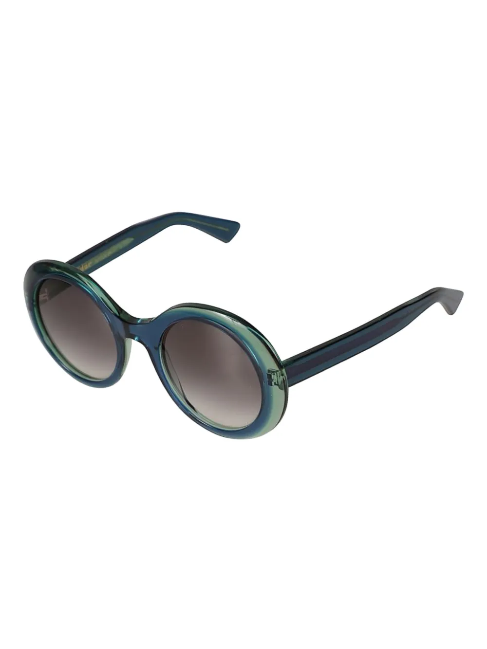 Kador round-frame sunglasses - Blauw