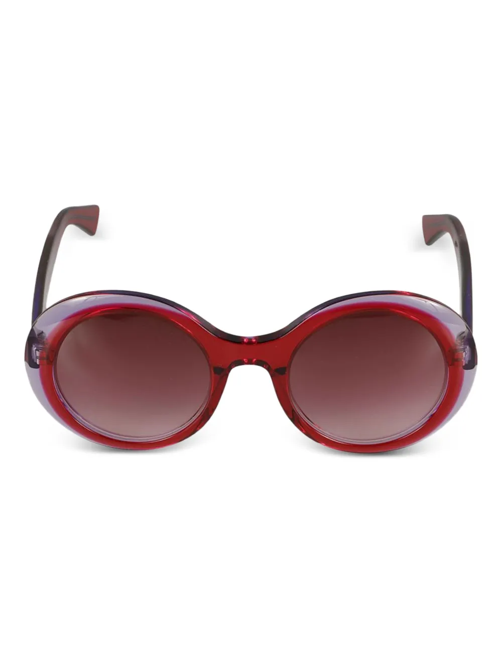 Kador Zonnebril met rond montuur Rood