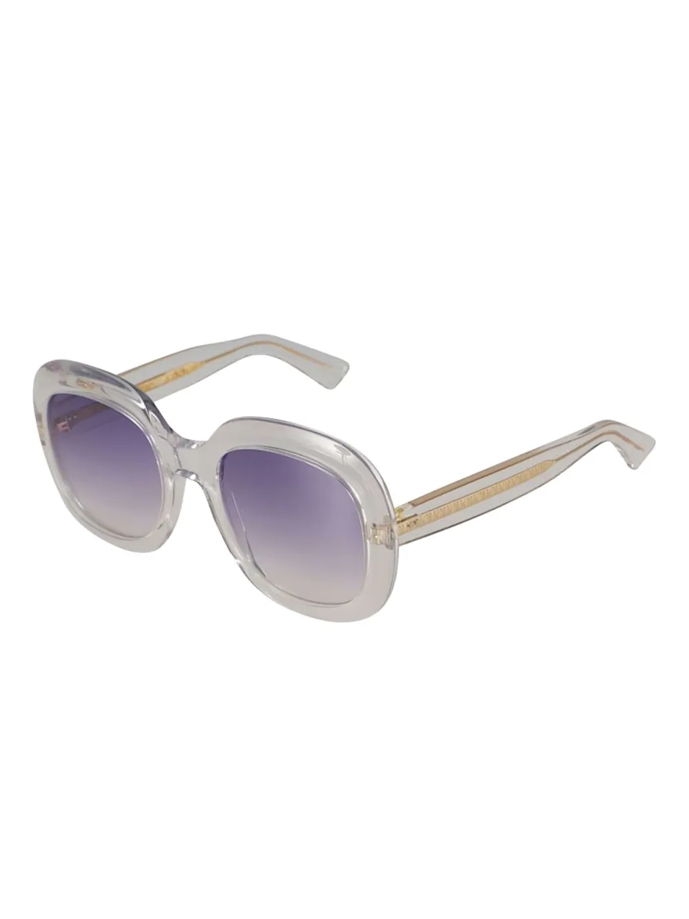 Kador Brigitte rounded-frame sunglasses - Grijs