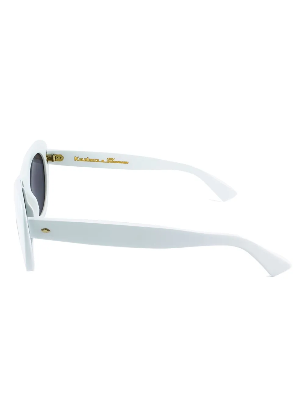 Kador Capri zonnebril met cat-eye montuur Wit