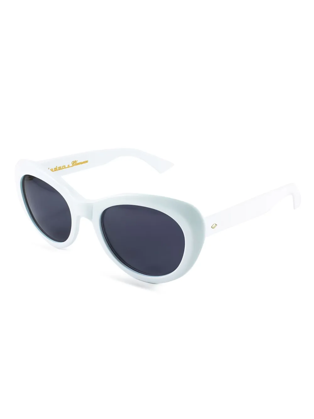 Kador Capri zonnebril met cat-eye montuur Wit