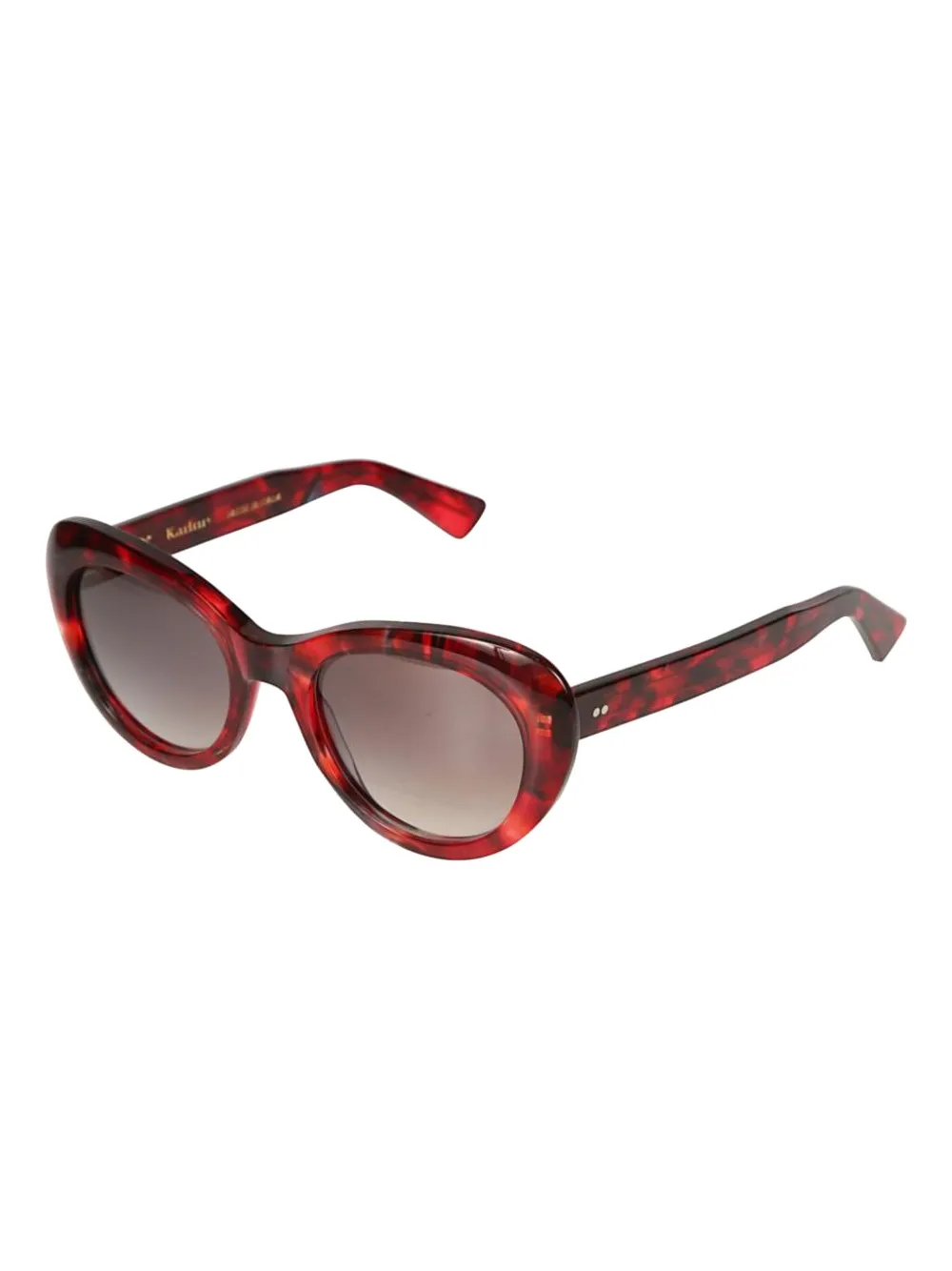 Kador Capri zonnebril met cat-eye montuur Rood