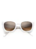 Kador Maya square-frame sunglasses - White