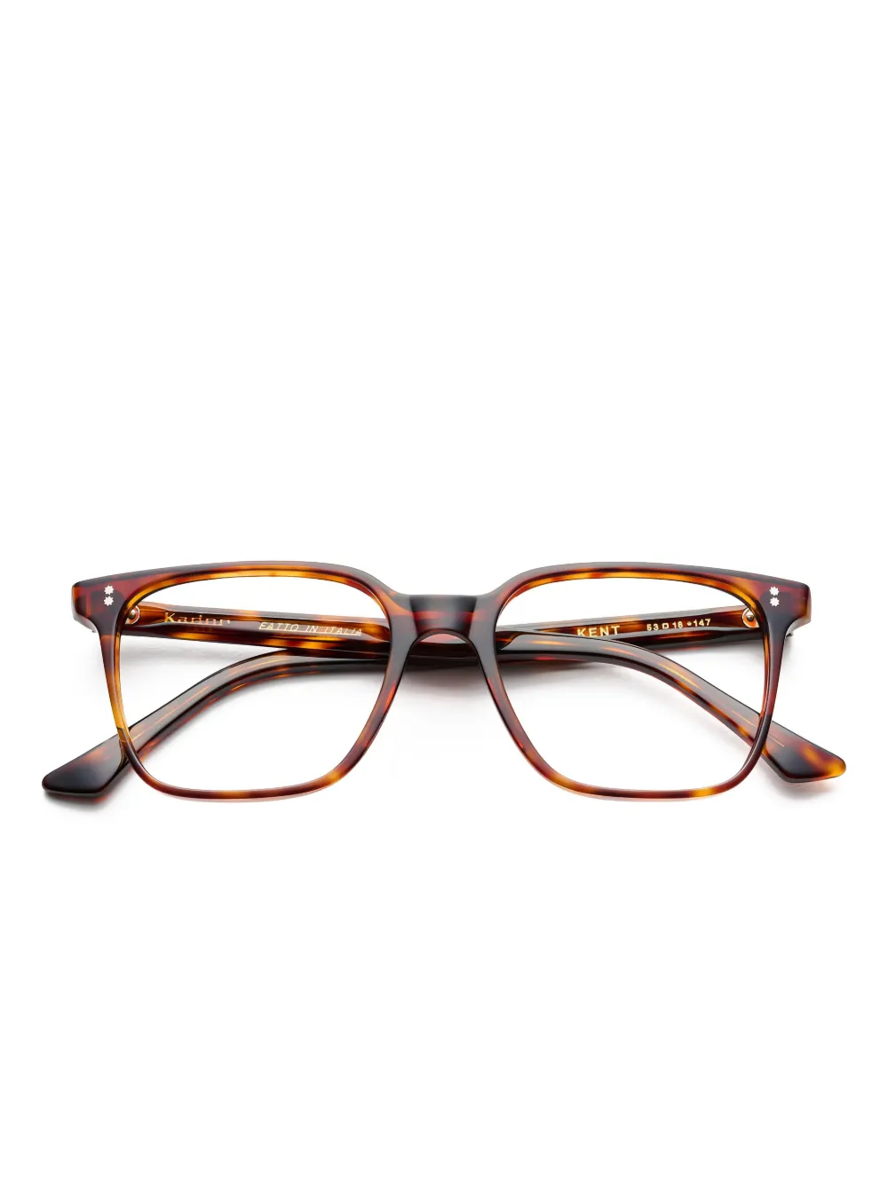 Kador lentes con armazón cuadrada | marrón | Image 1
