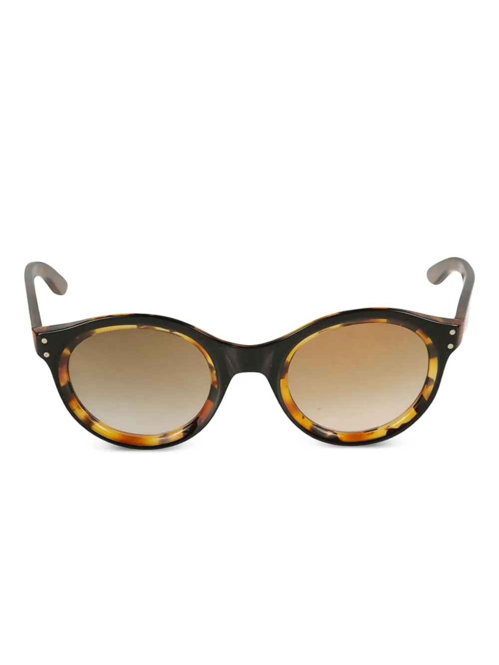 Kador Thick round-frame sunglasses | Black | Image 1