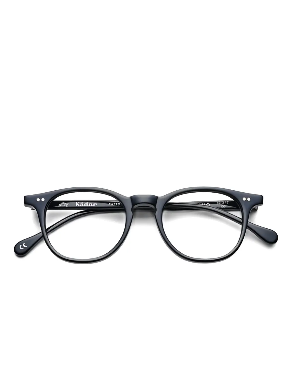 Kador Kubino round-frame glasses - Nero