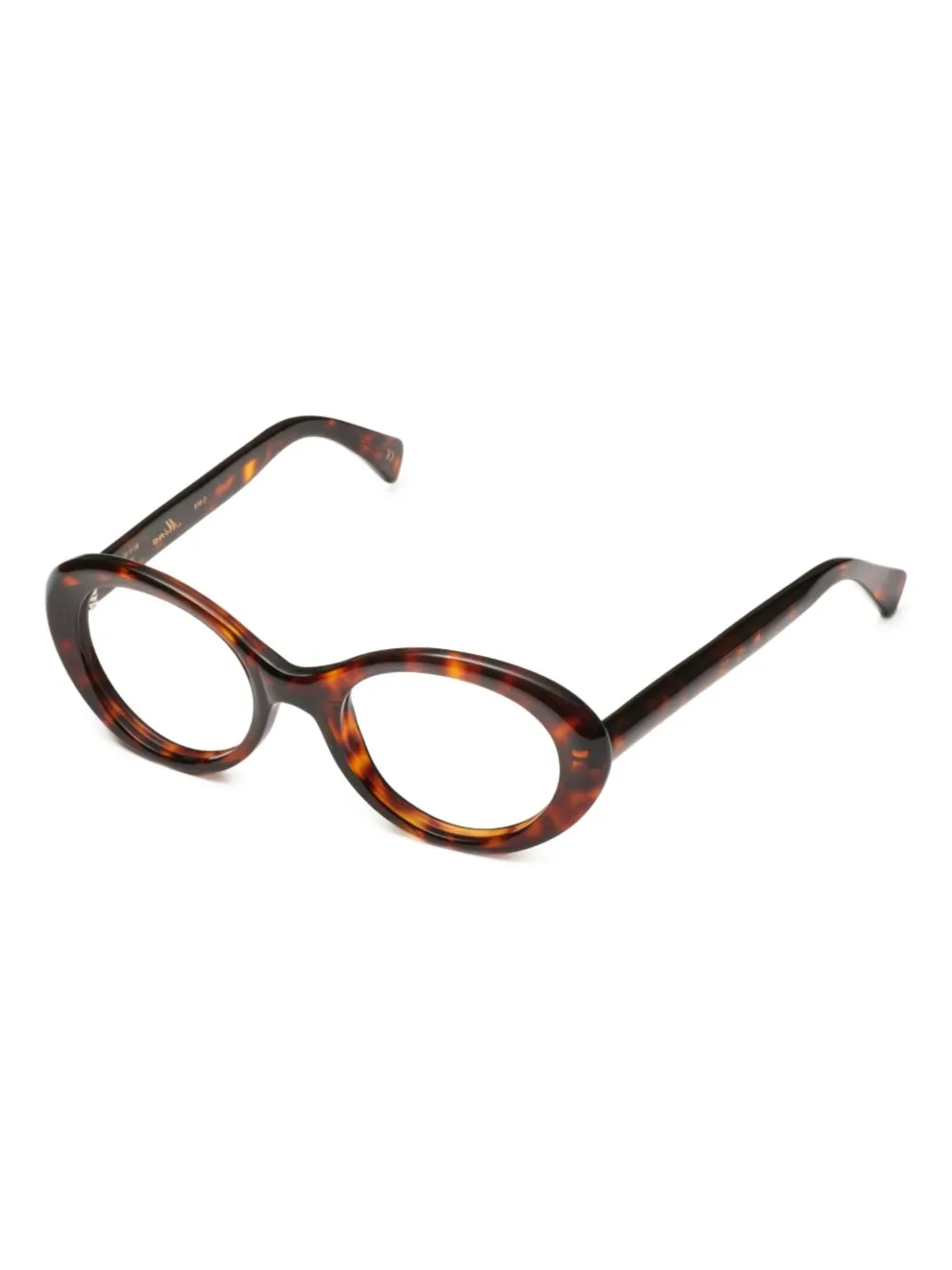 Kador round-frame glasses - Bruin