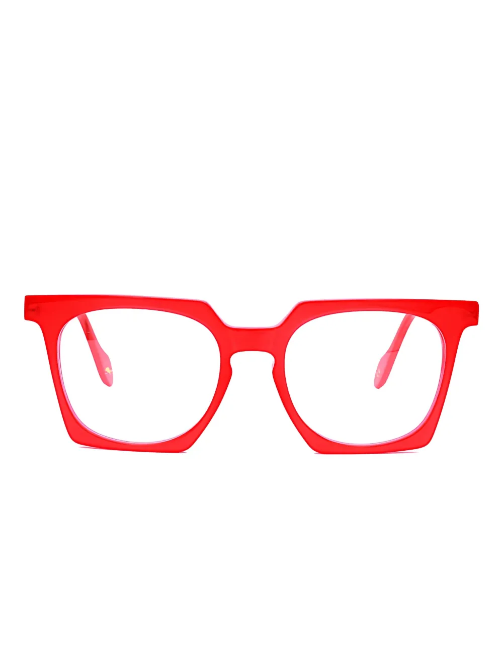 Kador square-frame glasses | Red | Image 1