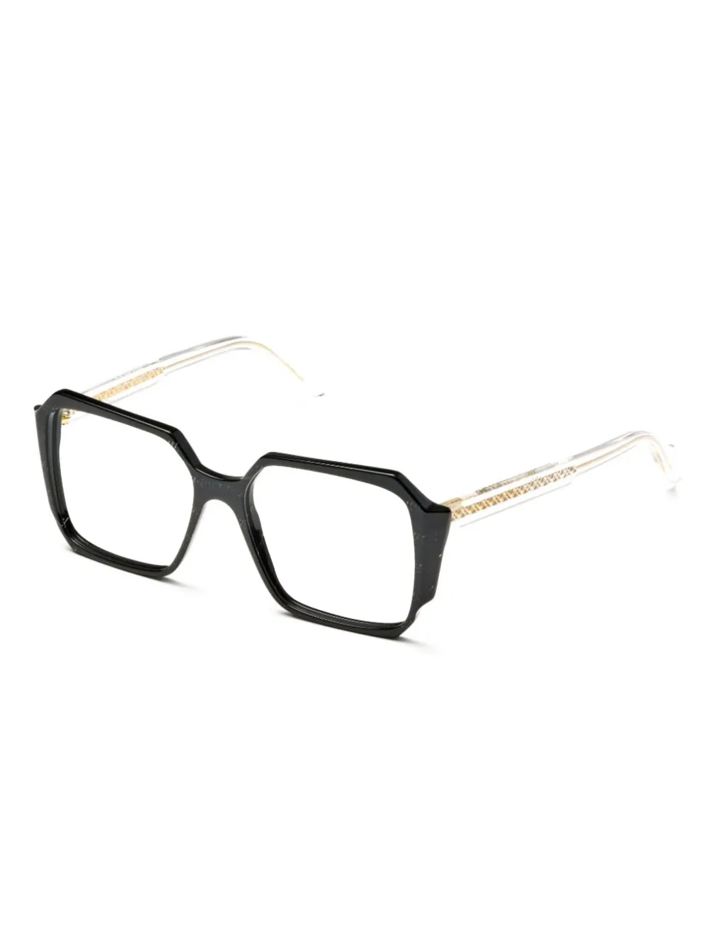 Kador Lizzy oversize-frame glasses - Zwart