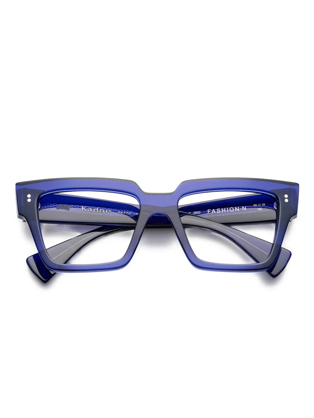 Kador square-frame glasses | Blue | Image 1