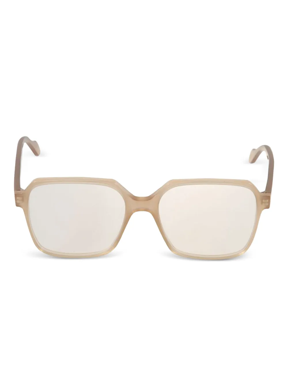 Kador Lisa geometric-frame glasses | Neutrals | Image 1