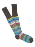 Gallo striped socks - Brown