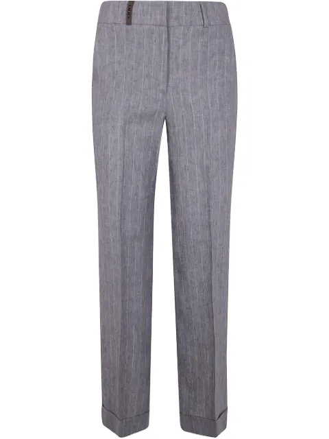 Peserico pinstriped trousers