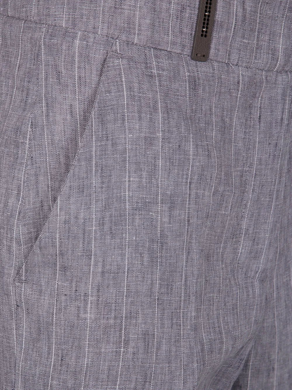 Peserico Broek met krijtstreep Grijs