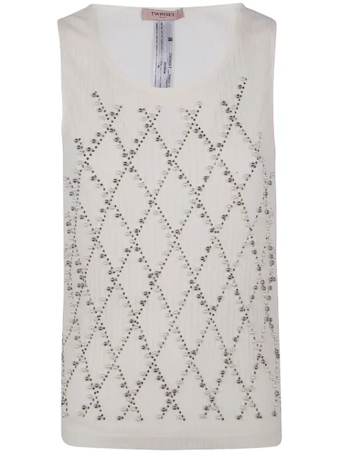 TWINSET bead-embellished vest