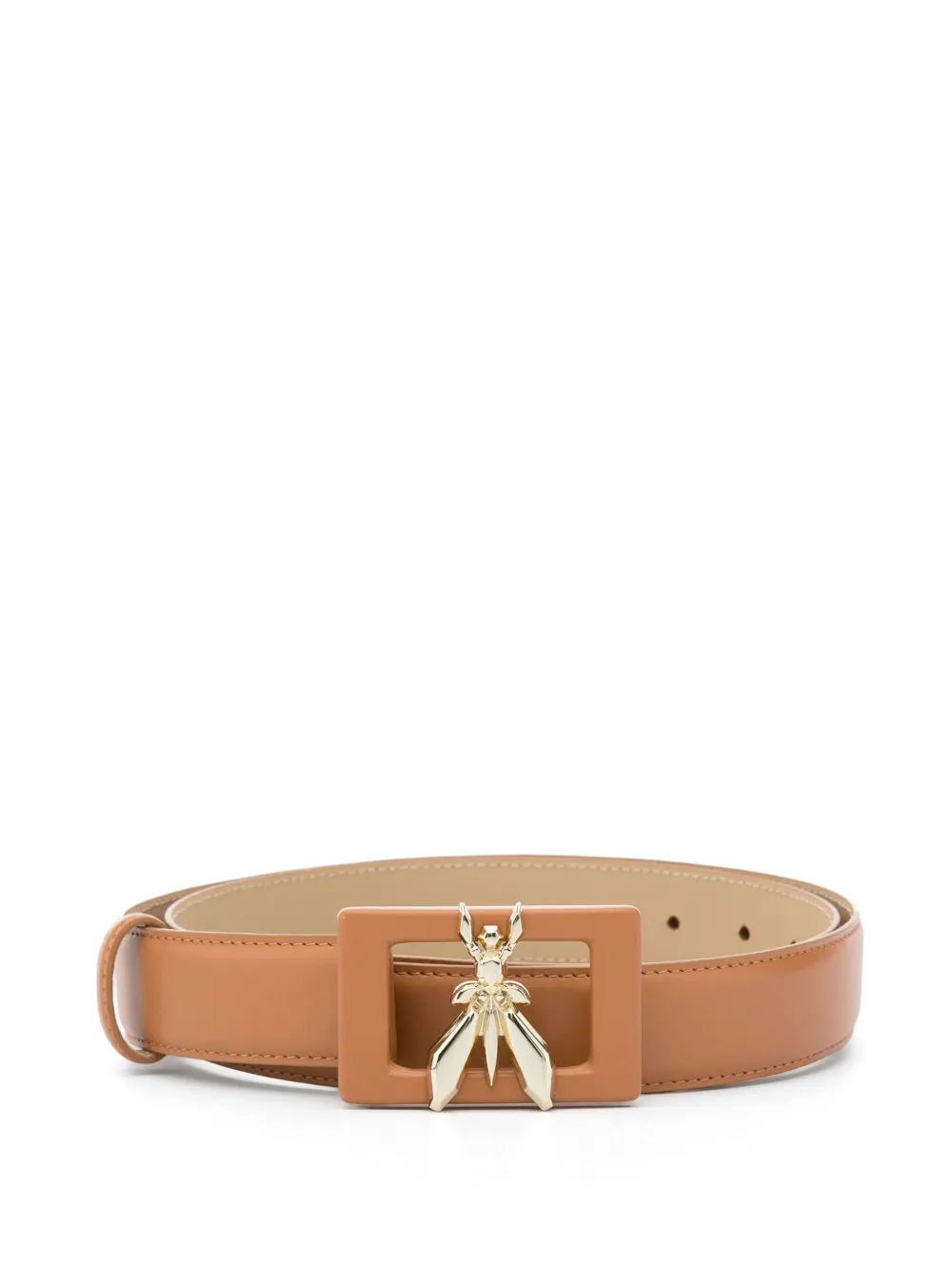 Patrizia Pepe Riem met Fly-patroon Bruin
