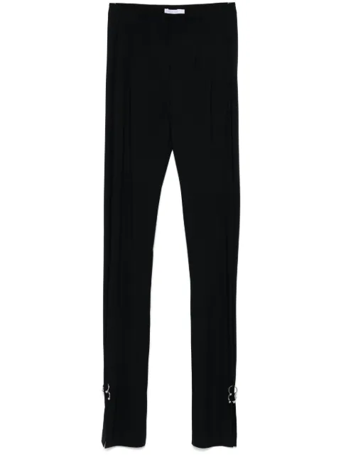 Patrizia Pepe piercing-detail straight-leg trousers 