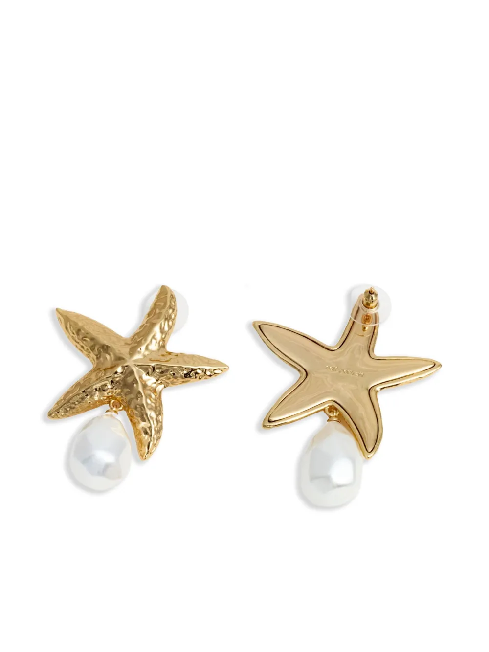 SELF-PORTRAIT STARFISH-EMBELLISHED EARRINGS