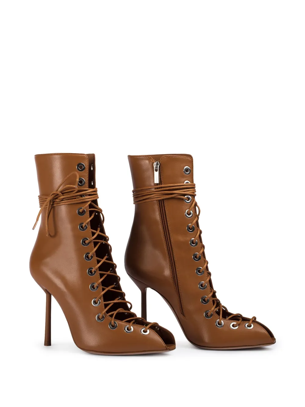 Le Silla 100mm Courtney boots Brown