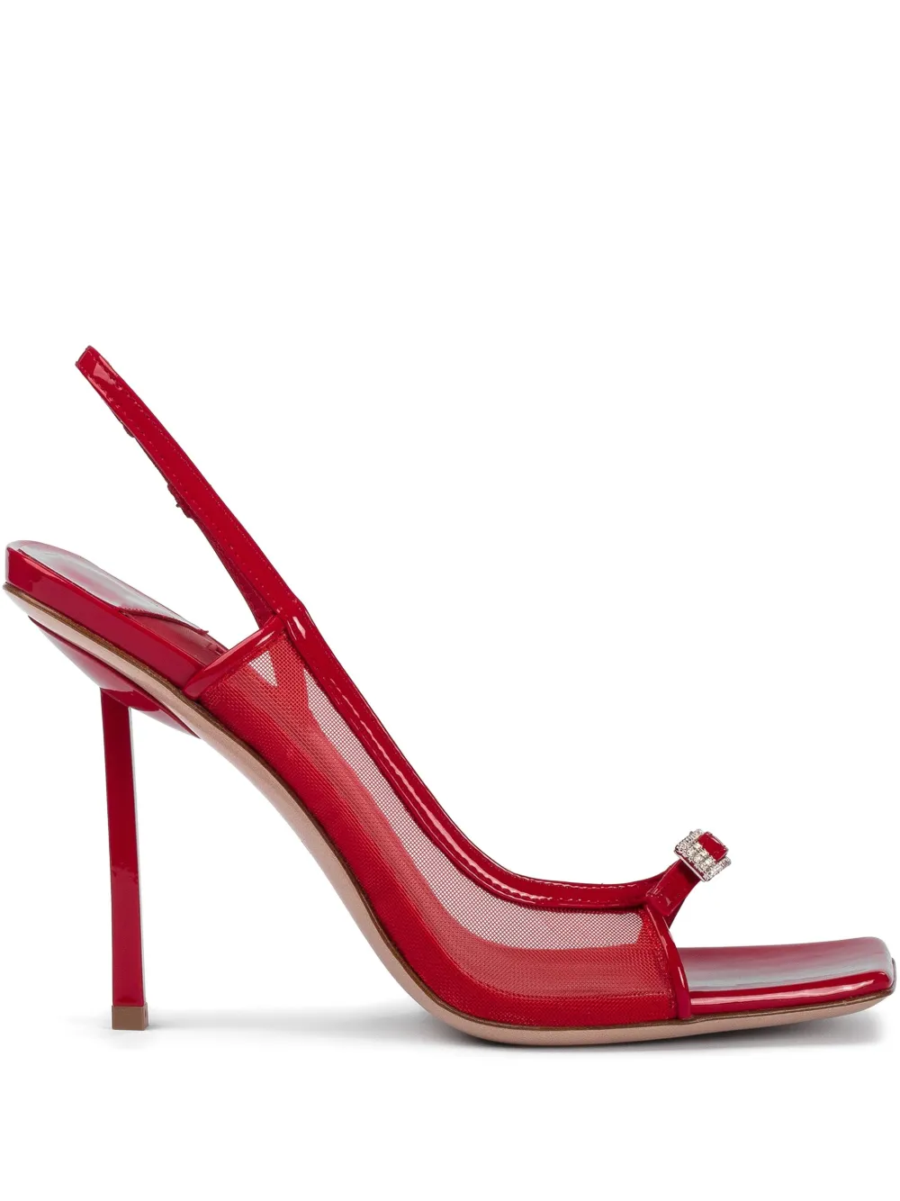 Le Silla 100 mm Vittoria pumps Rood